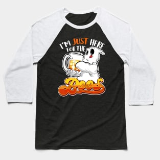 I'm Just Here For He Boos Funny Halloween Bartender Baseball T-Shirt